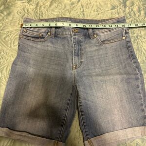 Talbots Blue Girlfriend Shorts bin3